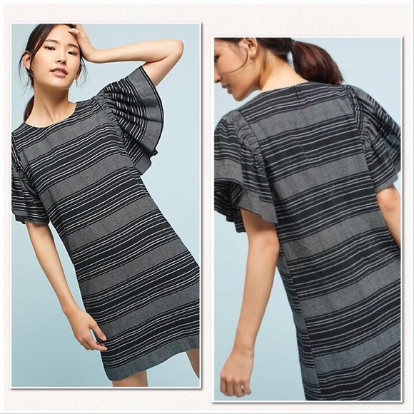 Anthropologie Dresses & Skirts - Anthropologie moon river Denmark striped tunic
